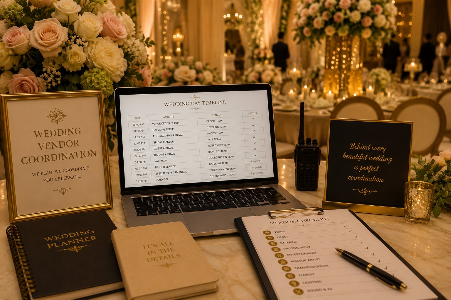 Wedding Vendor Coordination